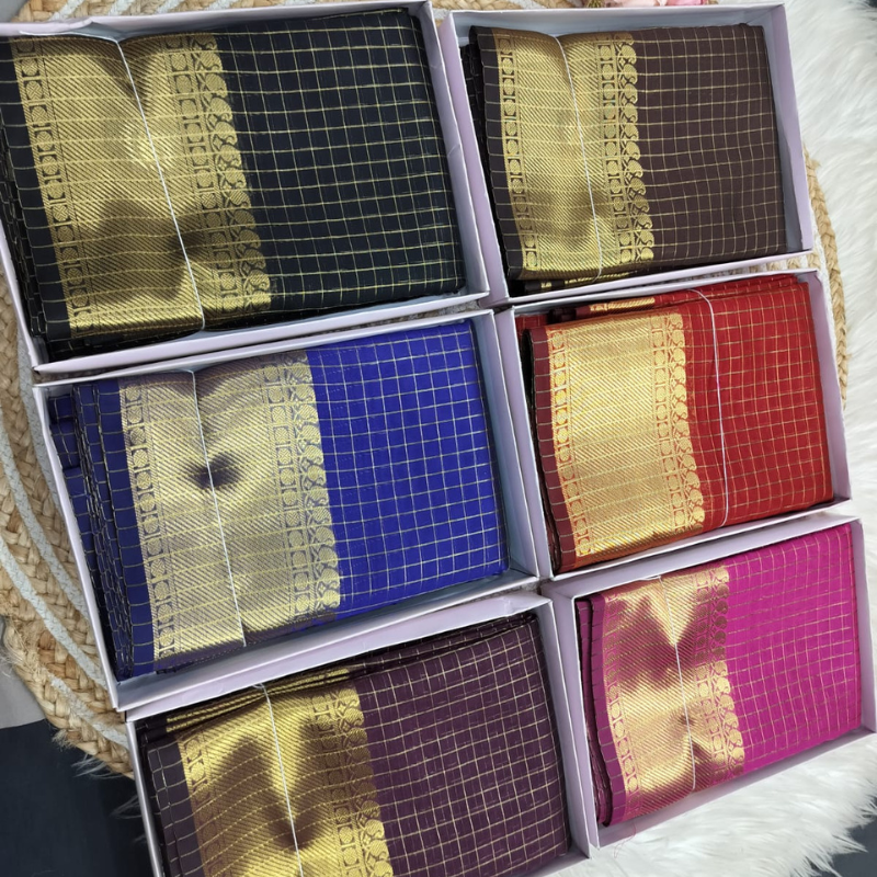 Royal Zari Silk Saree Set