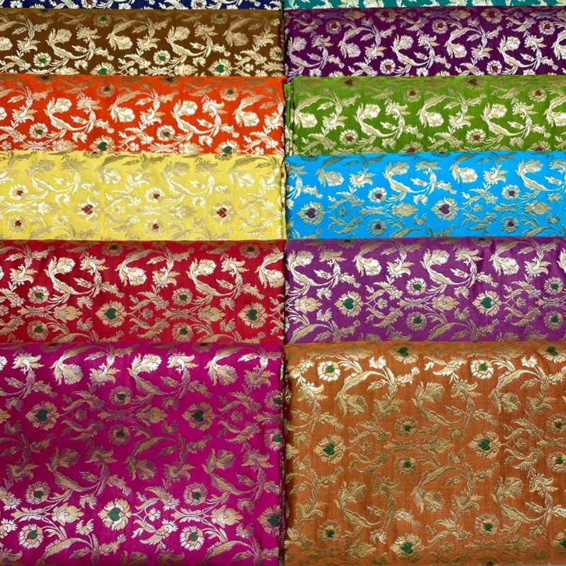 Vibrant Festive Silk Saree Set